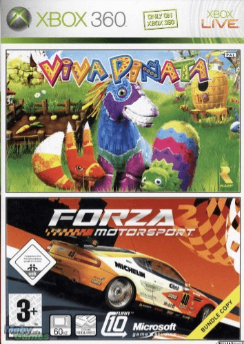 Viva Pinata & Forza 2 box art for Xbox 360